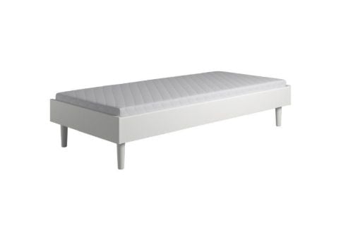 Kaagaard 380 Sengeramme 90x200 cm - Hvidmalet/Metalben