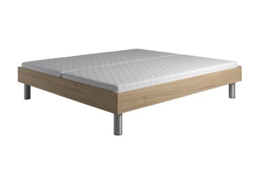 Kaagaard 380 Sengeramme 180x200 cm - Oliebehandlet Eg/Metalben