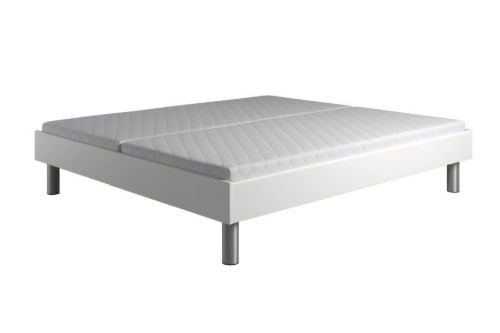 Kaagaard 380 Sengeramme 180x200 cm - Hvidmalet/Metalben