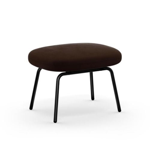 Normann Copenhagen Era Footstool Steel H: 39 cm - City Velvet Vol 2 / 023