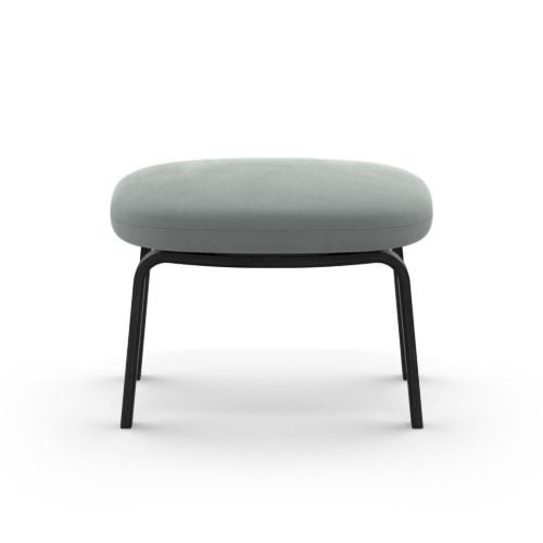 Normann Copenhagen Era Fußhocker Schwarze Eiche H: 39 cm – City Velvet Vol 2 / 086