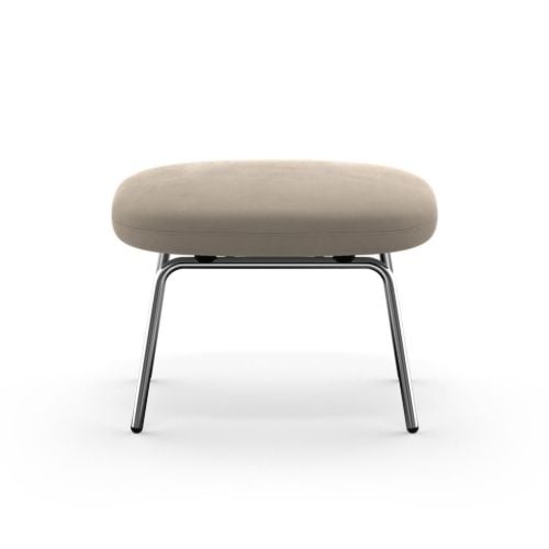 Normann Copenhagen Era Fußhocker Chrom H: 39 cm – City Velvet Vol 2 / 096