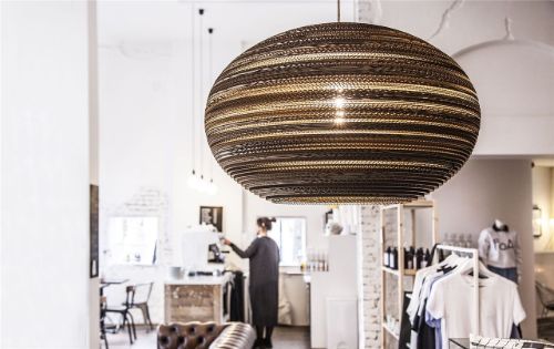 Think Paper Lazy Lampe Ø: 64 cm - Natur