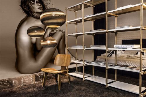 Think Paper Classy Spirallampe Ø: 64 cm - Natur