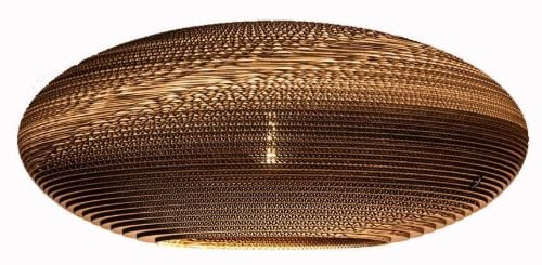 Think Paper Jazzy Spiral Lamp Ø: 89 cm - Natur