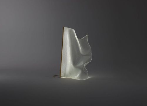 Parachilna Gweilo Qin PE Stehleuchte H: 120 cm - Transparent