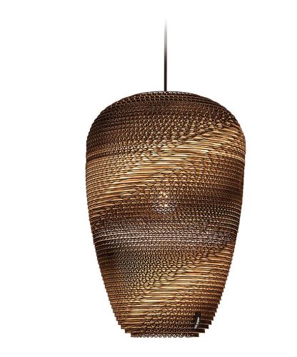 Think Paper Baggy Spiral Lamp Ø: 44 cm - Natur