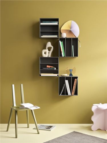 Modul Montana Mini 1004 mit horizontalen Regalen 35 x 35 cm – 159 Kamille