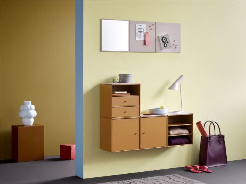 Montana Mini 1006 Modul mit 2 Schubladen 35x35 cm - 142 Bernstein