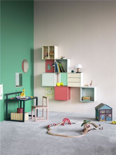 Montana Mini 1007 Modul mit 3 Schubladen 35x35 cm - 101 New White