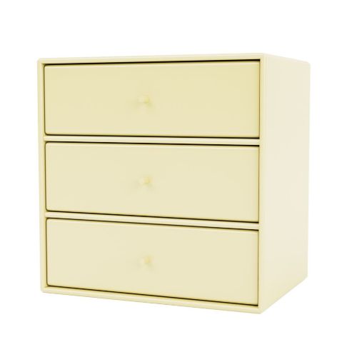Montana QS Mini 1007 Modul med 3 Skuffer 35x35 cm - 159 Camomile