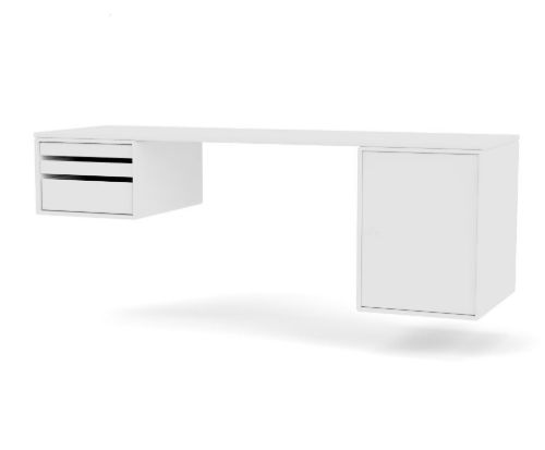 Montana QS Selection Workshop Skrivebord 140,7x48,4x46,8 cm - 101 New White