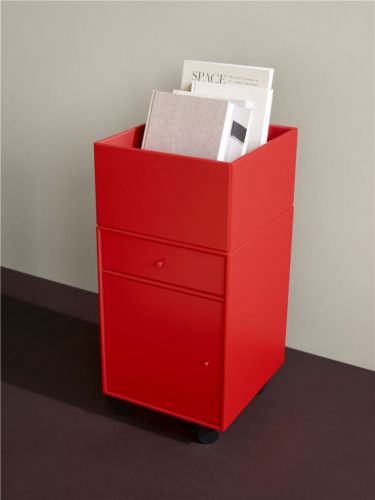 Montana Selection Runner Aufbewahrung auf Rollen H: 73,8 cm – 04 Anthrazit