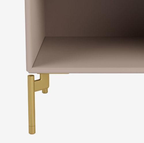Montana MB126 Ben til reolmodul 4 stk. H: 12,6 cm - Messing