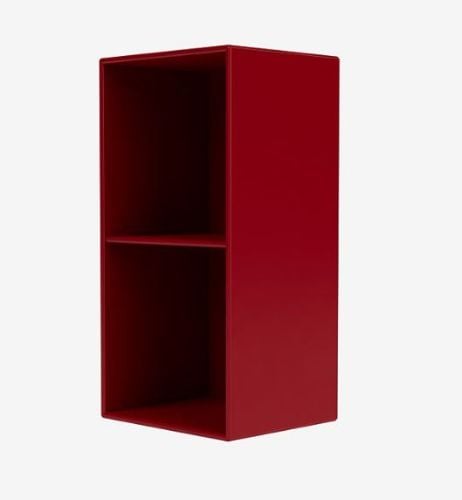 Montana 12 mm System 1261 Reol med ophængsbeslag 35,4x69,6x30 cm - 165 Beetroot