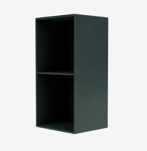 Montana 12 mm System 1261 Reol med ophængsbeslag 35,4x69,6x30 cm - 163 Black Jade