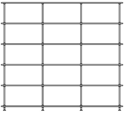 Montana Free 555000 Rolle 203,4x178,1 cm - 05 Schwarz
