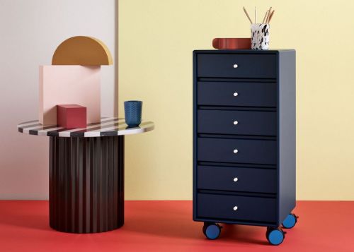 Montana SRCO Räder für Regalmodul 4 Stk. H: 7,8 cm – 160 Balsamico