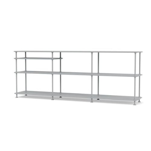 Montana QS Free 222100 Reol med Indskudt Hylde 203,4x75,8cm - 02 Fjord