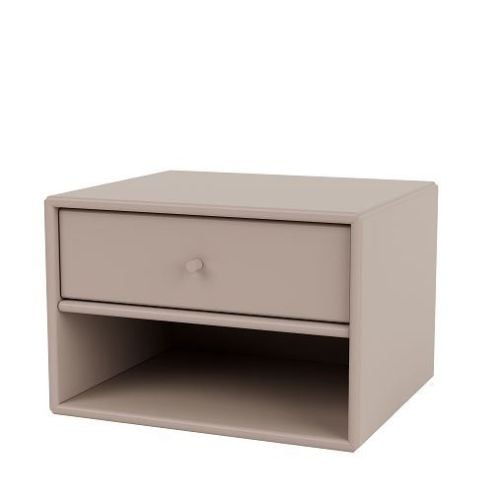 Montana Selection Dash Sengebord med ophængsbeslag 35,4x24x30 cm - 137 Mushroom