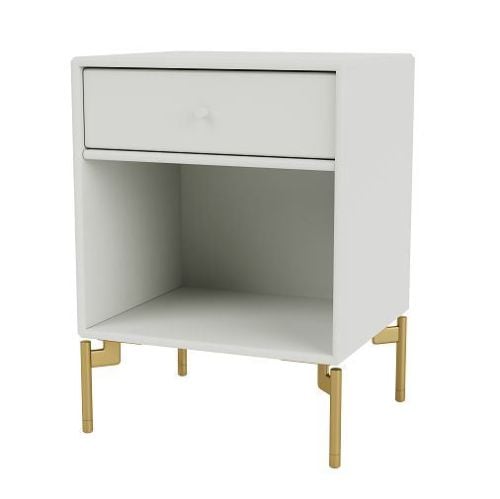 Montana QS Selection Dream Sengebord med ben 35,4x35,4x30 cm - 09 Nordic / Brass