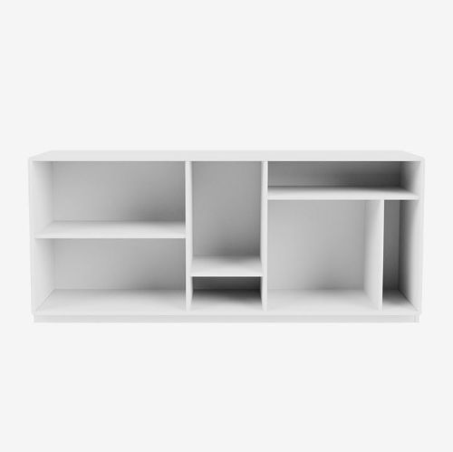 Montana Mega 200801 Beistelltisch mit Sockel 3 cm 115,2x38 cm - 101 NewWhite