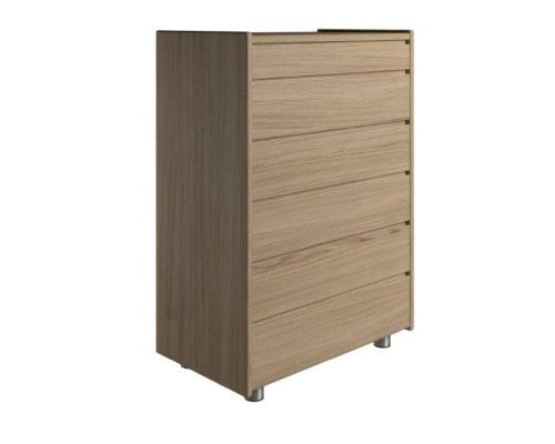 Kaagaard 668047 Kommode med Metalben 50x102x47cm - Eg Oliebehandlet