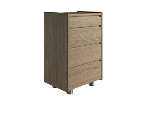Kaagaard 445037 Kommode med Metalben 50x68x37cm - Oliebehandlet Eg