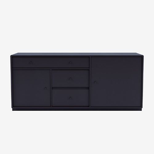 Montana Mega 200802 Beistelltisch mit Sockel 3 cm 115,2x38 cm - 147 Shadow