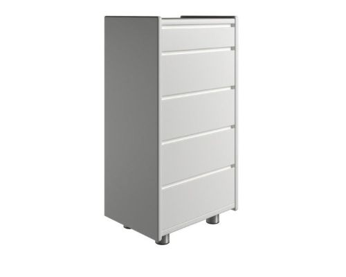 Kaagaard 555037 Kommode med Metalben 85x50x37cm - Hvidmalet