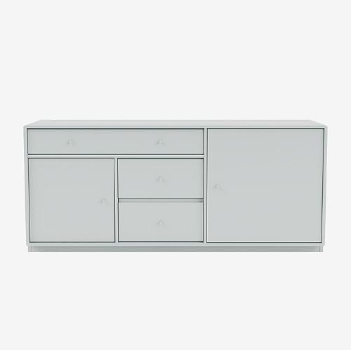 Montana Mega 200802 Beistelltisch mit Sockel 3 cm 115,2x38 cm - 156 Oyster