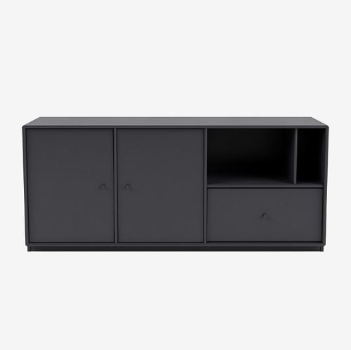 Montana Mega 200803 Beistelltisch mit Sockel 3 cm 115,2x38 cm - 04 Anthrazit