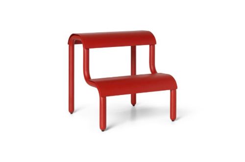 Ferm Living Up Step Stool H: 36,2 cm - Poppy Red