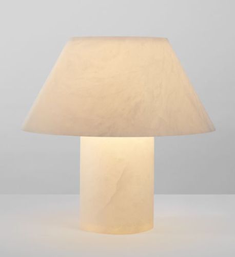 Parachilna Petra M GR Bordlampe Ø: 50 cm - Alabast
