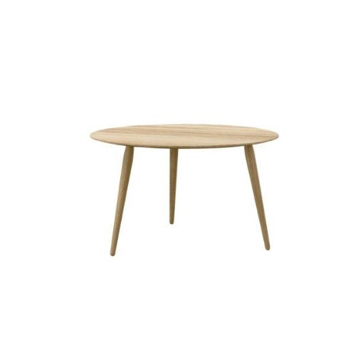 Bruunmunch PLAYround Coffee Table Ø: 75 cm H: 50 cm - Natural Oak
