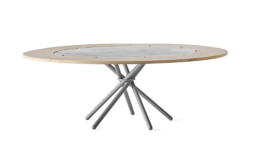 Eberhart Furniture Hector 140 Stålben H: 73 cm - Matlakeret metal