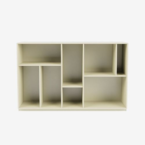 Montana Mega 201201 Beistelltisch mit Sockel 3 cm 115,2x38 cm - 150 Vanille