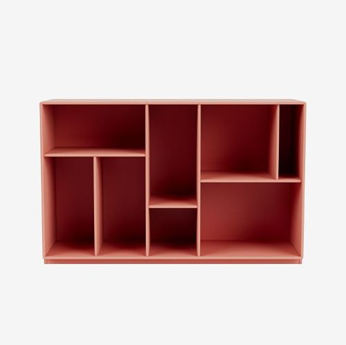 Montana Mega 201201 Beistelltisch mit Sockel 3 cm 115,2x38 cm - 151 Rhabarber
