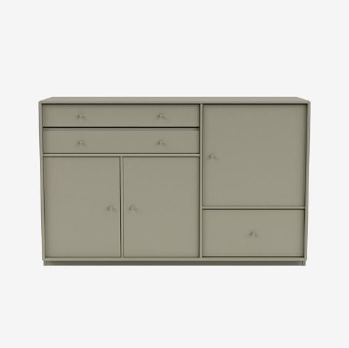 Montana Mega 201202 Beistelltisch mit Sockel 3 cm 115,2x38 cm - 144 Fenchel