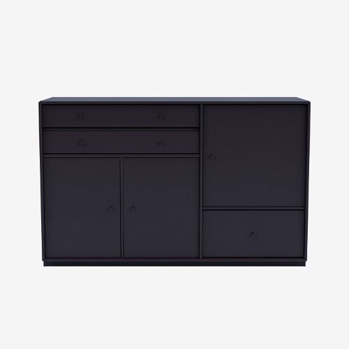Montana Mega 201202 Beistelltisch mit Sockel 3 cm 115,2x38 cm - 147 Shadow