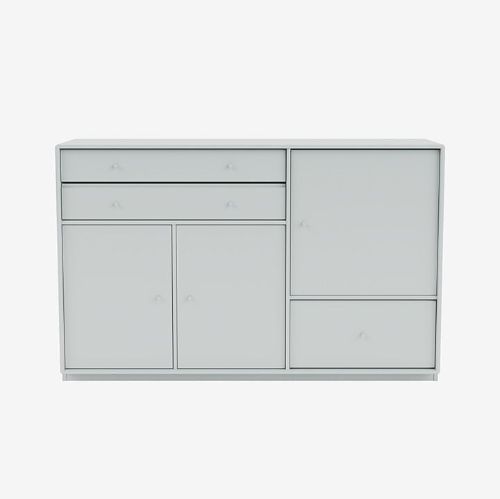 Montana Mega 201202 Beistelltisch mit Sockel 3 cm 115,2x38 cm - 156 Oyster