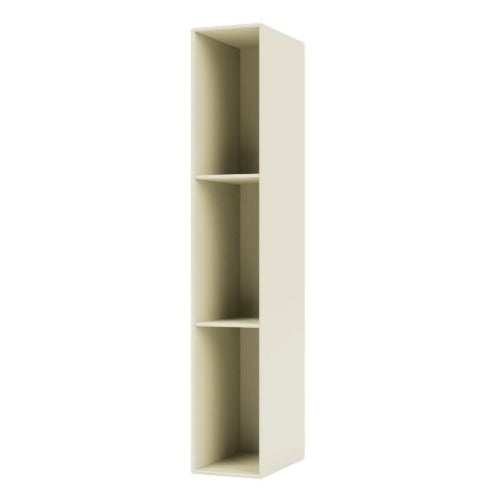 Montana Sidehængt Reol m. 3 Hylder Højre H: 138 cm - 150 Vanilla