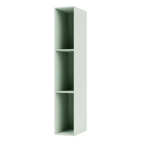 Montana Sidehængt Reol m. 3 Hylder Højre H: 138 cm - 161 Mist