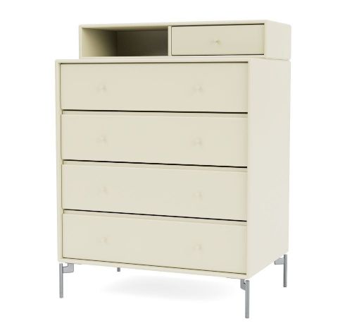 Montana Selection Keep Kommode med ben 69,6x82,2 cm - 150 Vanilla / Chrome