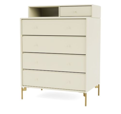 Montana Selection Keep Kommode med ben 69,6x82,2 cm - 150 Vanilla / Brass