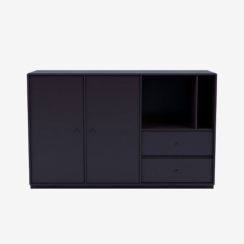 Montana Mega 201203 Beistelltisch mit Sockel 3 cm 115,2x38 cm - 147 Shadow