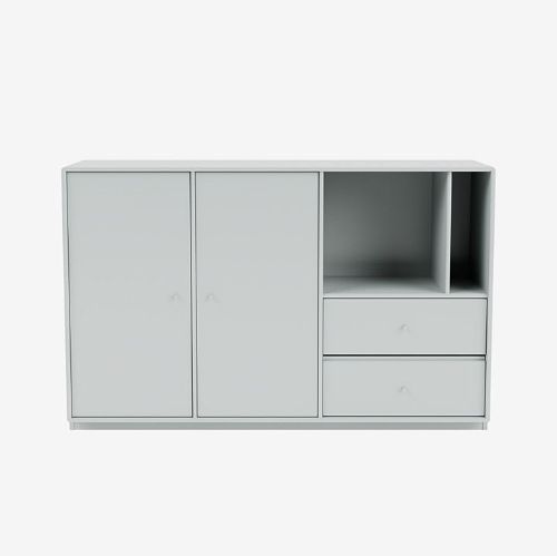 Montana Mega 201203 Beistelltisch mit Sockel 3 cm 115,2x38 cm - 156 Oyster