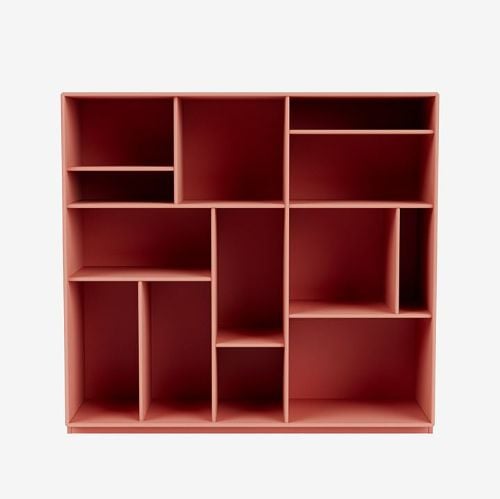 Montana Mega 201801 Beistelltisch mit Sockel 3 cm 115,2x38 cm - 151 Rhabarber