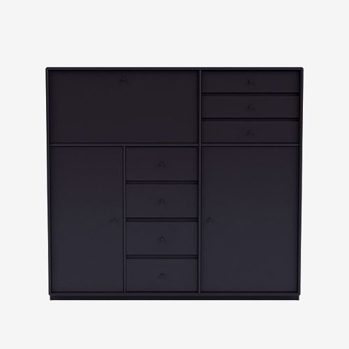 Montana Mega 201802 Beistelltisch mit Sockel 3 cm 115,2x38 cm - 147 Shadow