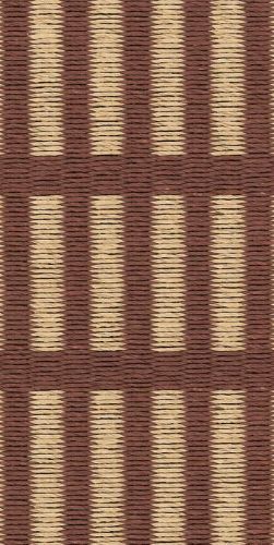 Woodnotes New York Carpet Sewn Edges 140x200 cm - Reddish Brown/Natural